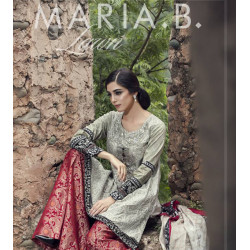 MARIA B Embroidered Lawn Eid Collection 2016